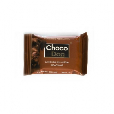 Choco Dog молочный  шоколад д/соб 15гр